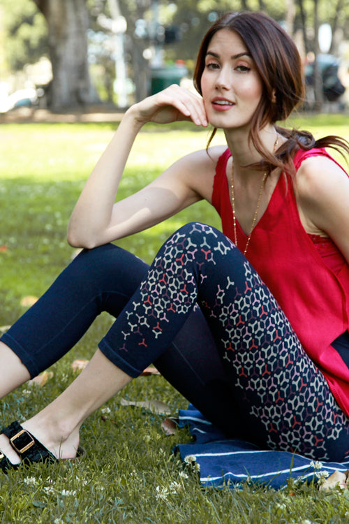 Multi-color Geometric Leggings