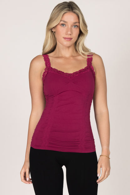 Seamless Laced Corset Camisole