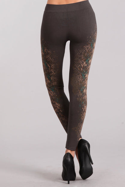Tex Print Leggings