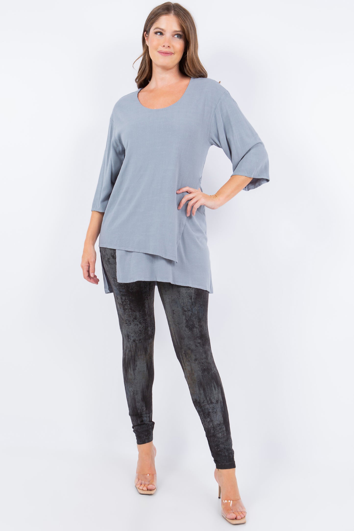 Layered Asymmetrical Tunic