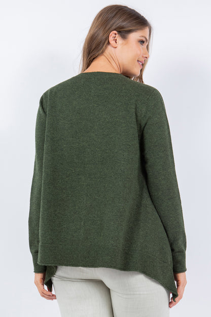 Sleek Seam Sweater