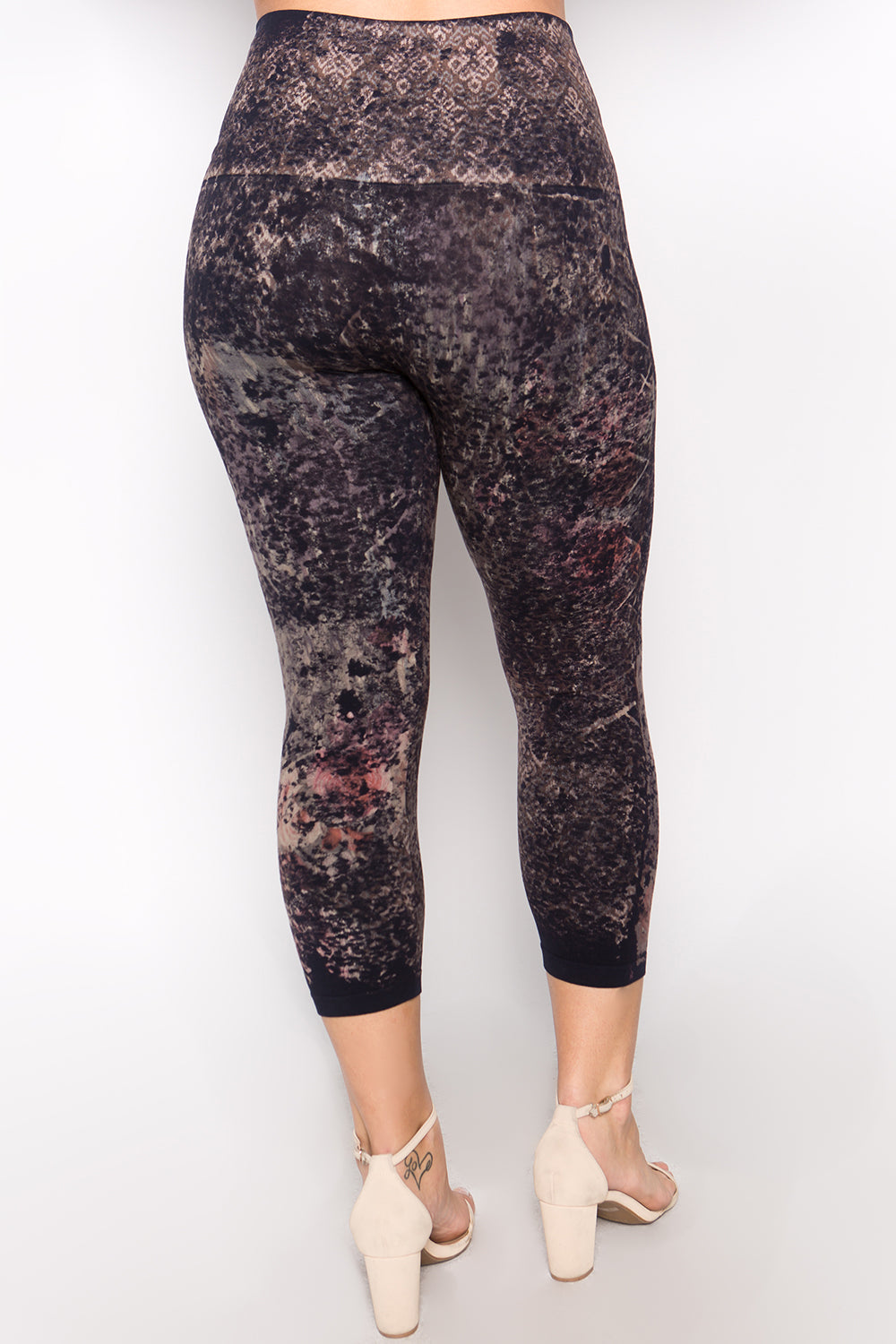 Ikat Floral Print Legging