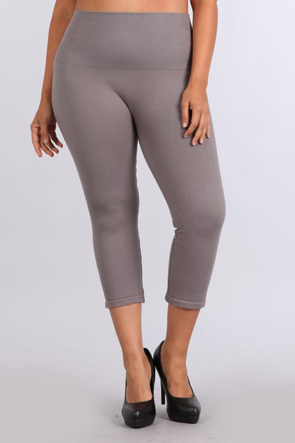 The Cropped Tummy Tuck Denim Jegging - Plus Size