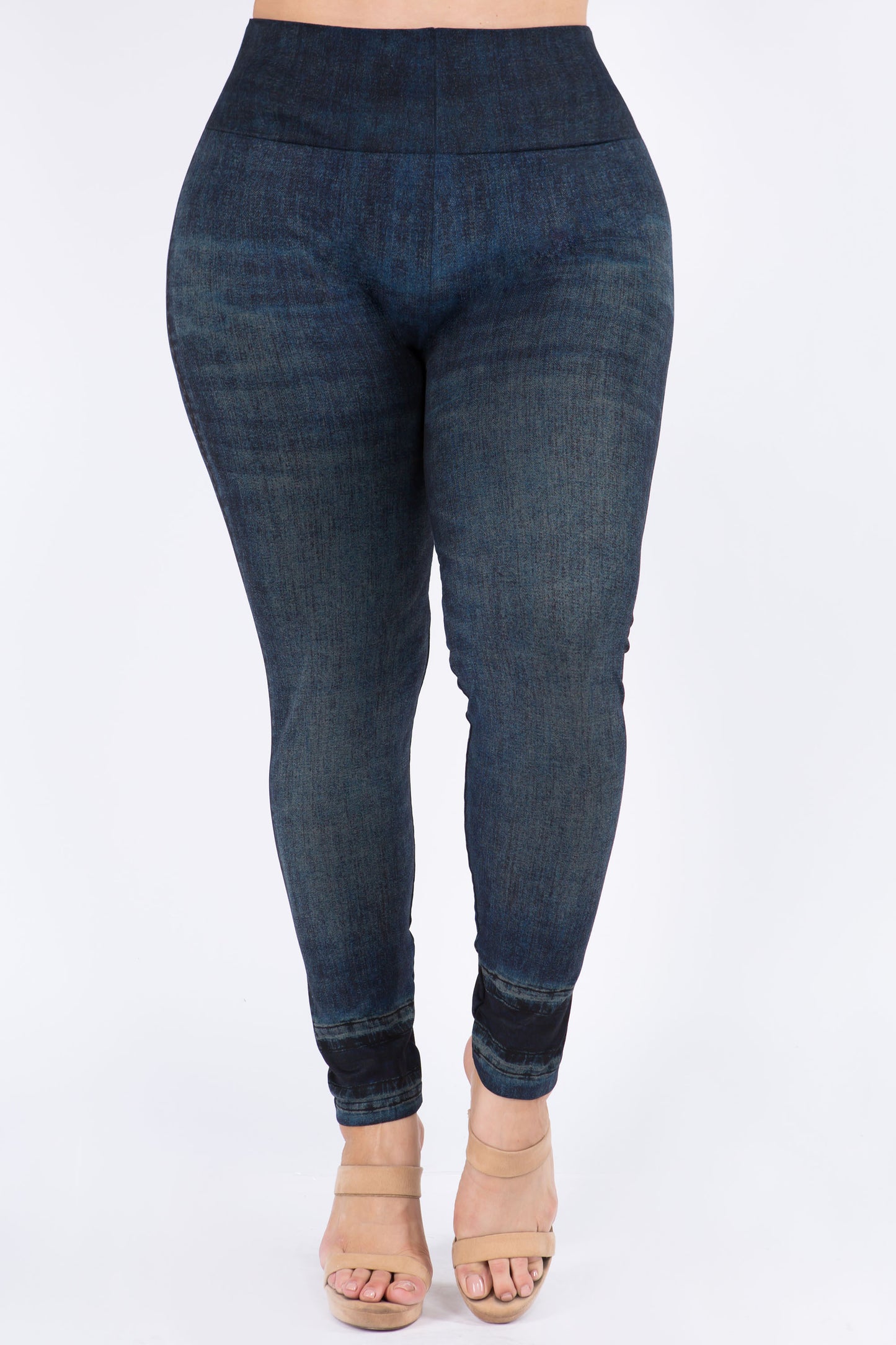 Denim Days Full Length Leggings (Plus Size)