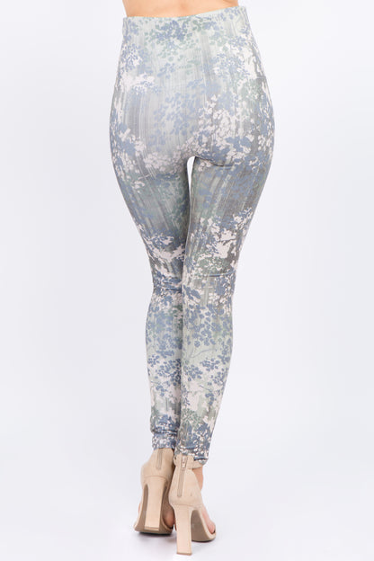 Dappled Cascade Floral Leggings