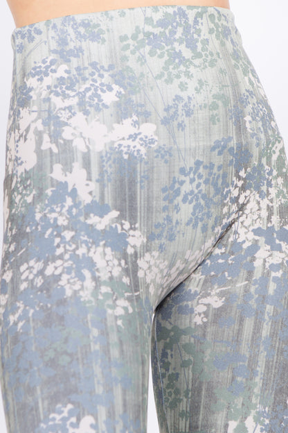 Dappled Cascade Floral Leggings