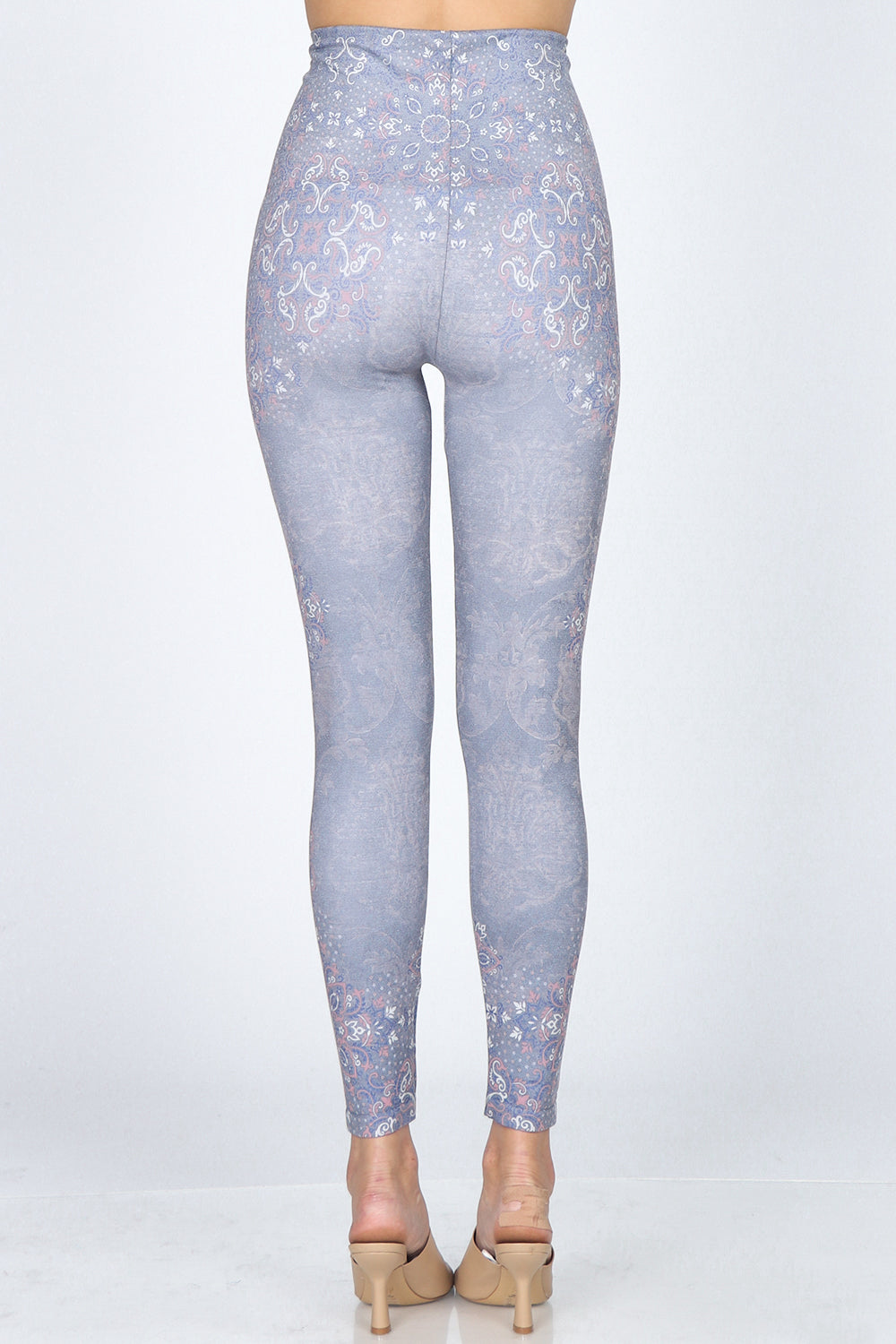 Paisley Border Print Leggings