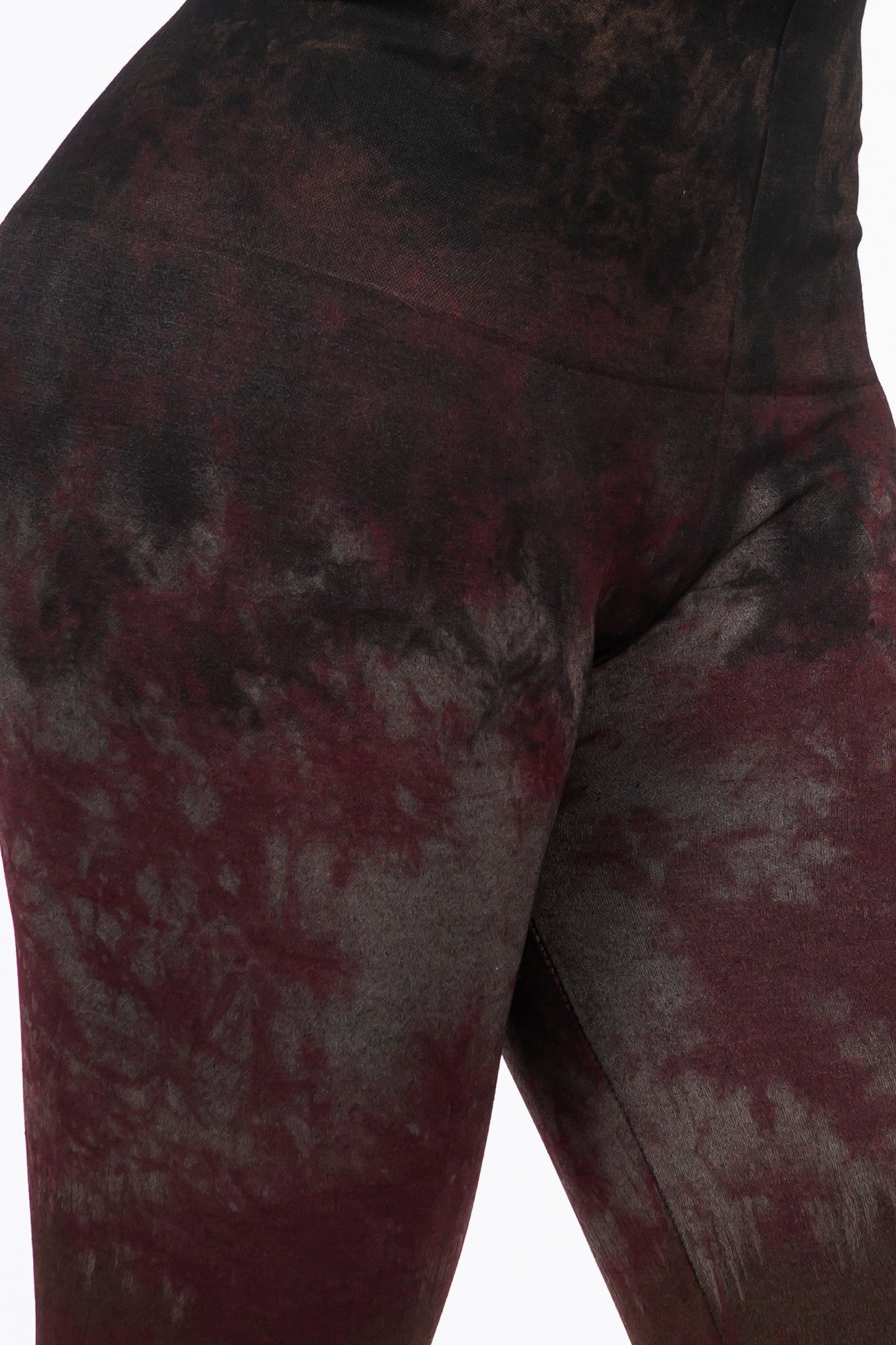 Moth Wing Tie-Dye Print Leggings