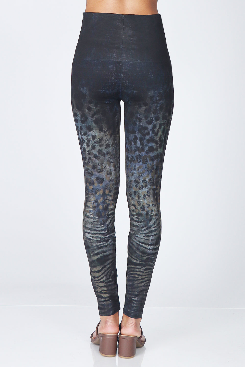 Ombre Leopard Zebra Leggings