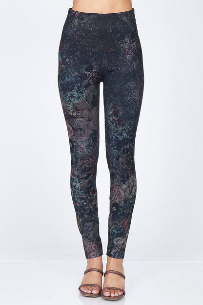 Dark Romance Antique Floral Legging