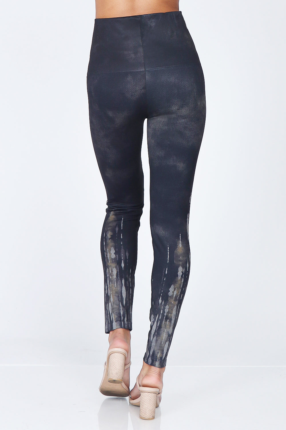 Black Printed Pants|227175901-Caviar