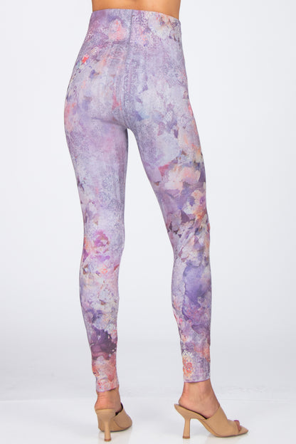 Aster Rose Garden Printed Legging