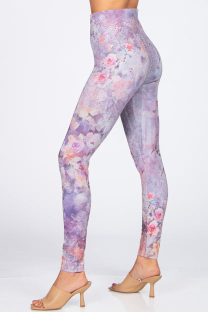 Aster Rose Garden Printed Legging