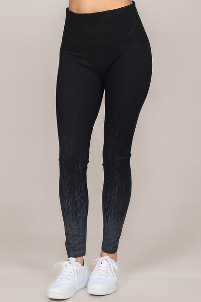 Pinstripe Fade Printed Legging