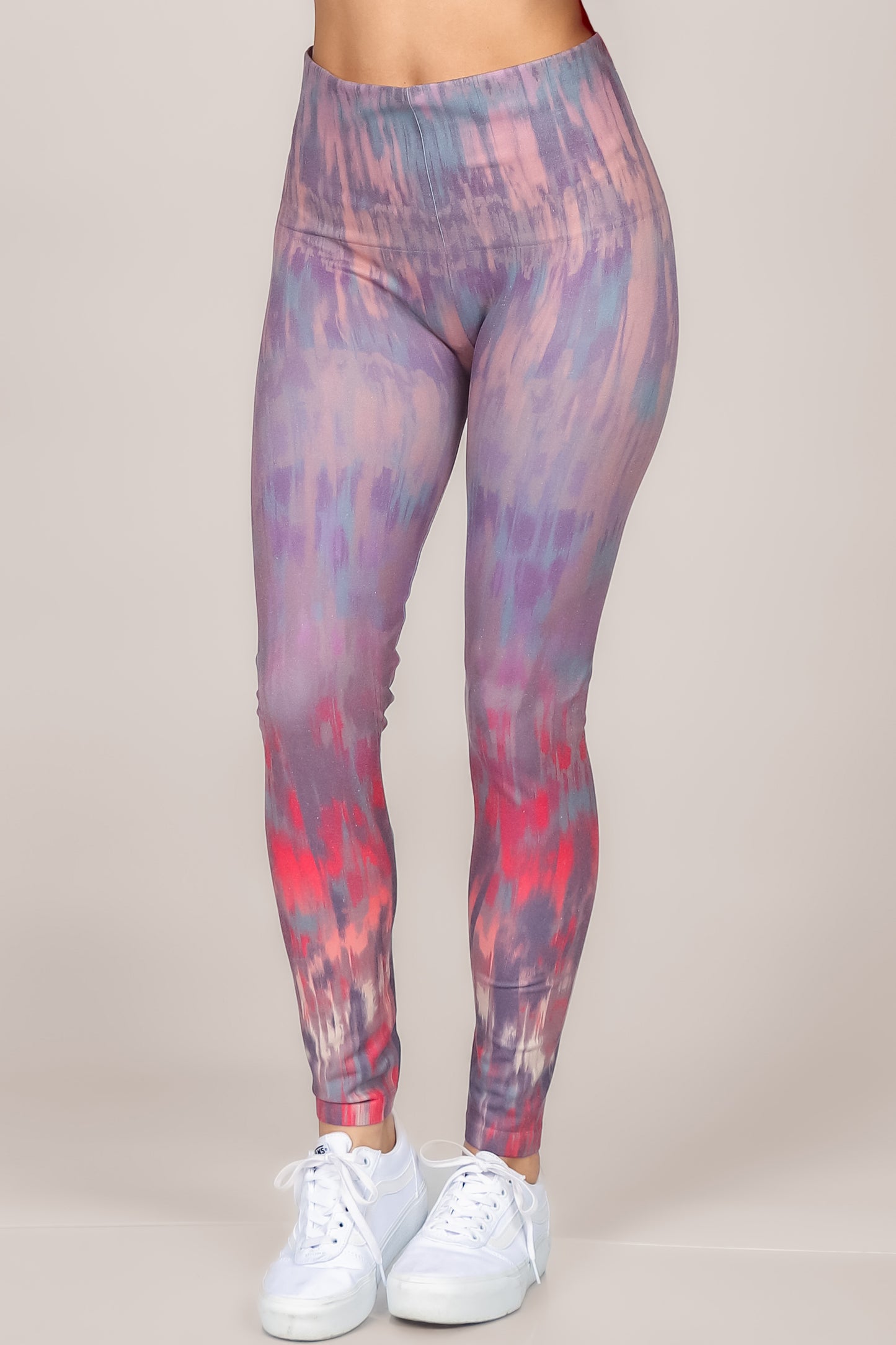 Red Flare Printed Legging