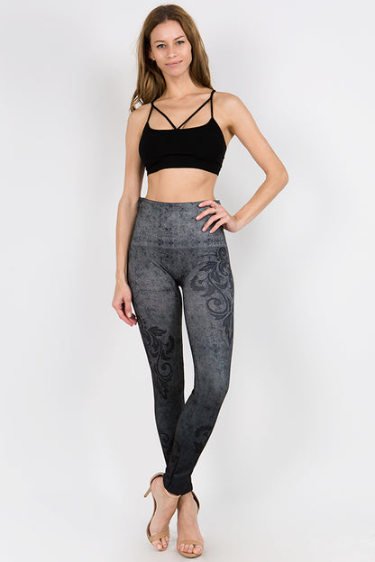 Baroque Ornaments Leggings