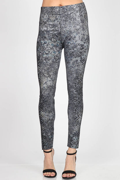 Mediterranea Snakeskin Print Leggings