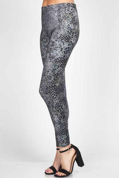 Mediterranea Snakeskin Print Leggings
