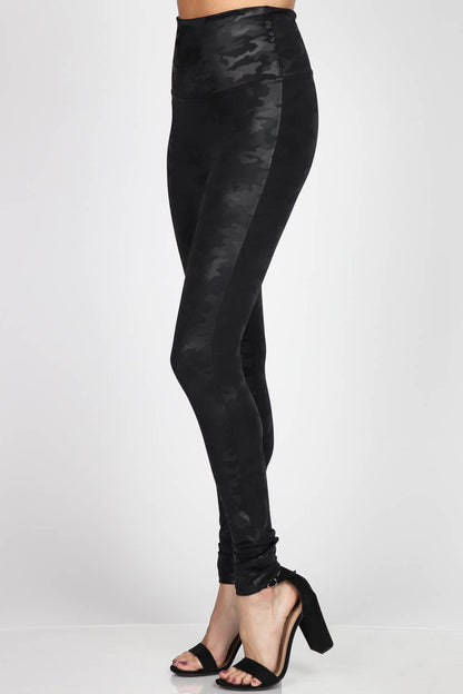 Distressed Twill Leatherette Leggings – SHOPMRENA