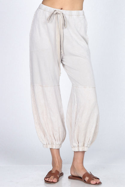 Terry Linen Joggers