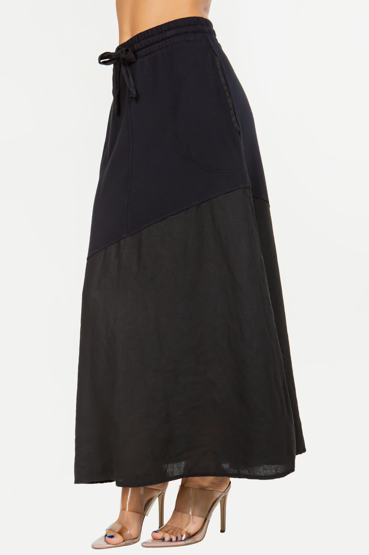 French Terry Maxi Skirt