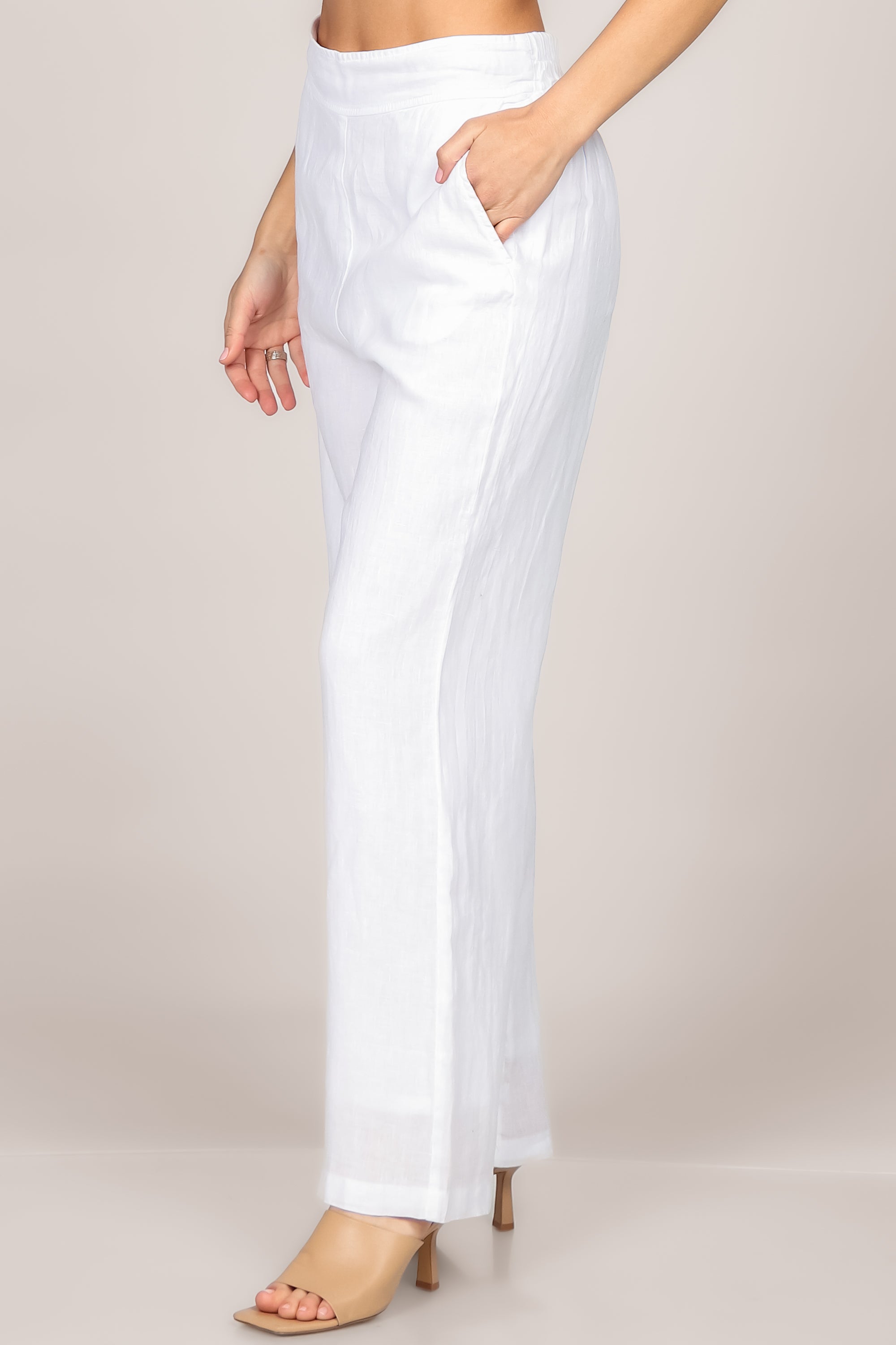 FAITHFULL THE BRAND + NET SUSTAIN Isotta linen straight-leg pants | NET-A -PORTER