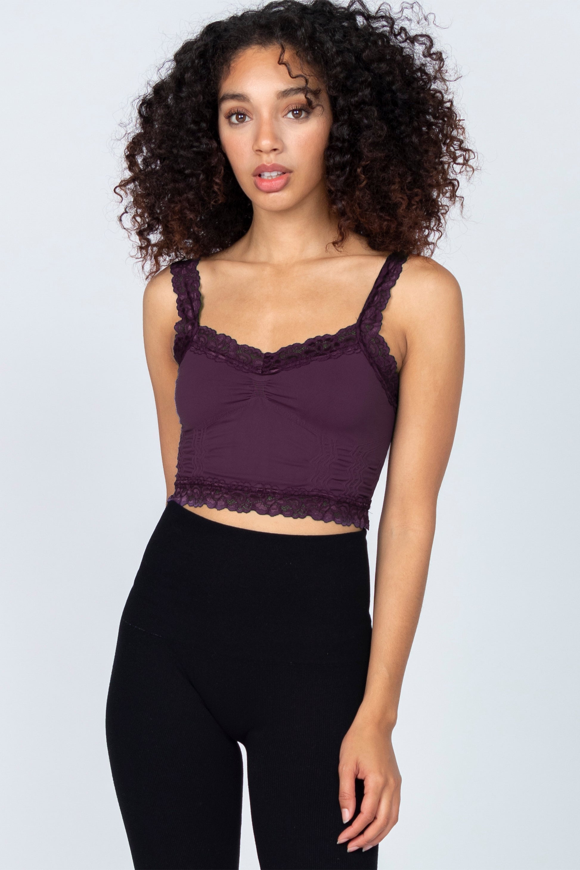 Seamless Laced Bralette Camisole – SHOPMRENA