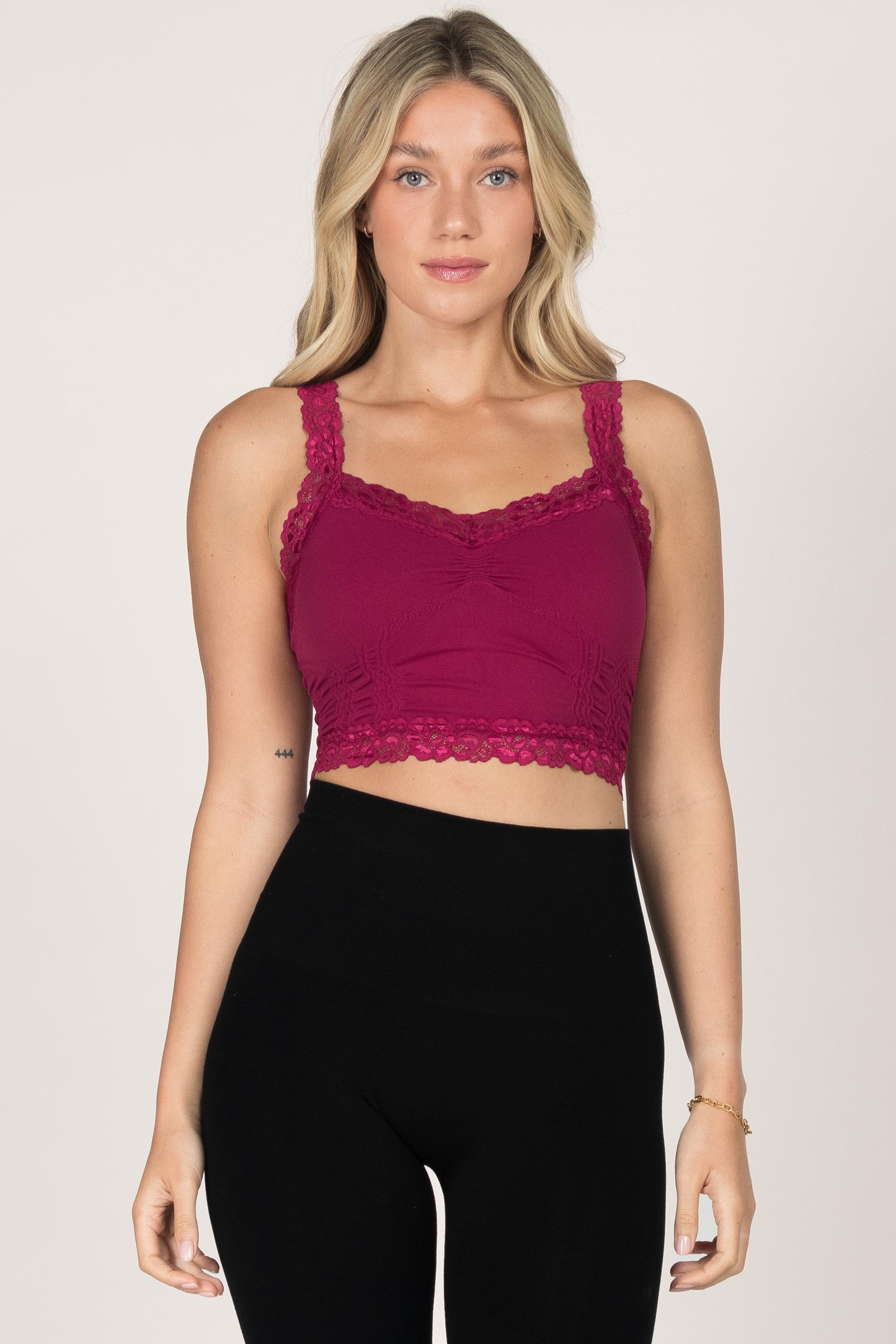 Seamless Laced Bralette Camisole - Fall/Winter