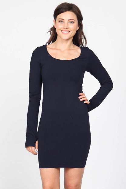 Long Sleeve Dress with Thumbholes