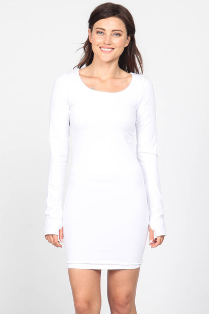 Long Sleeve Dress with Thumbholes