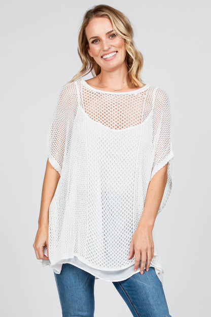Willow Crochet Lace Poncho