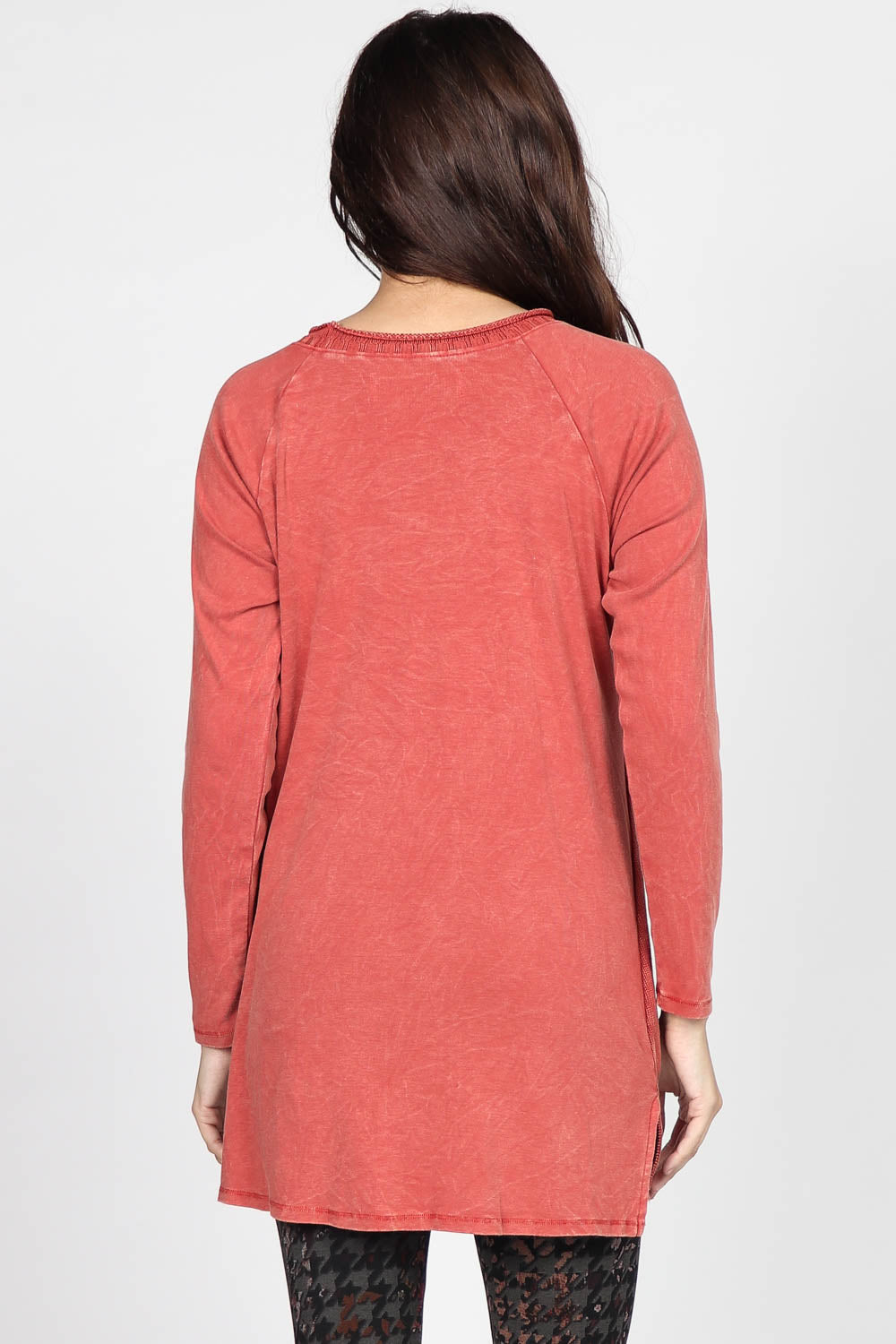 Single Cable Sweater Knit Tunic