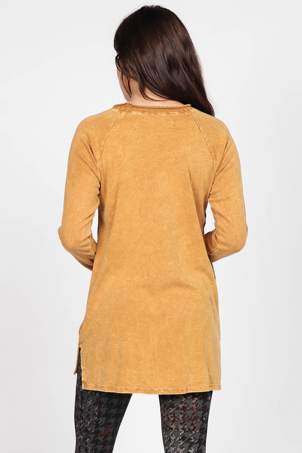 Single Cable Sweater Knit Tunic