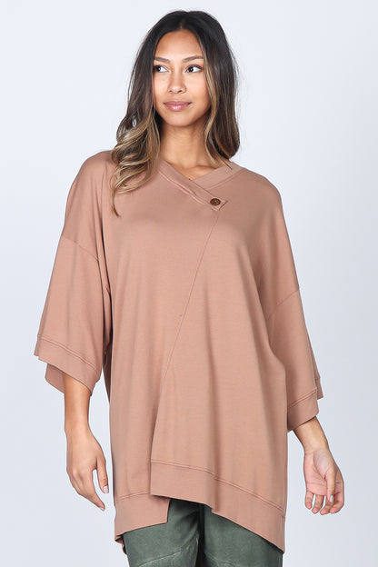 French Terry Knit Kimono