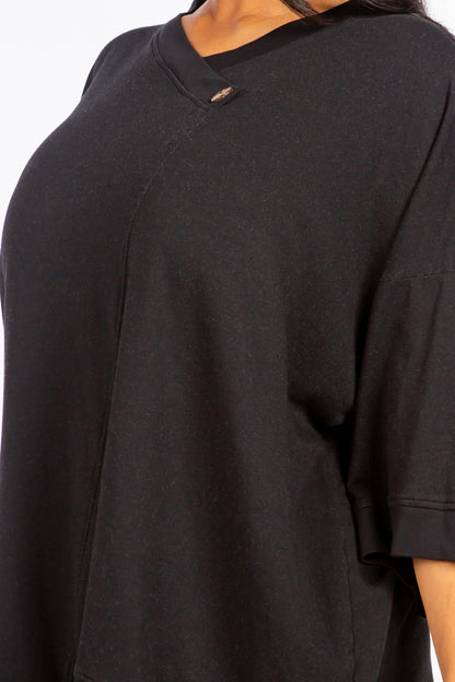 French Terry Knit Kimono