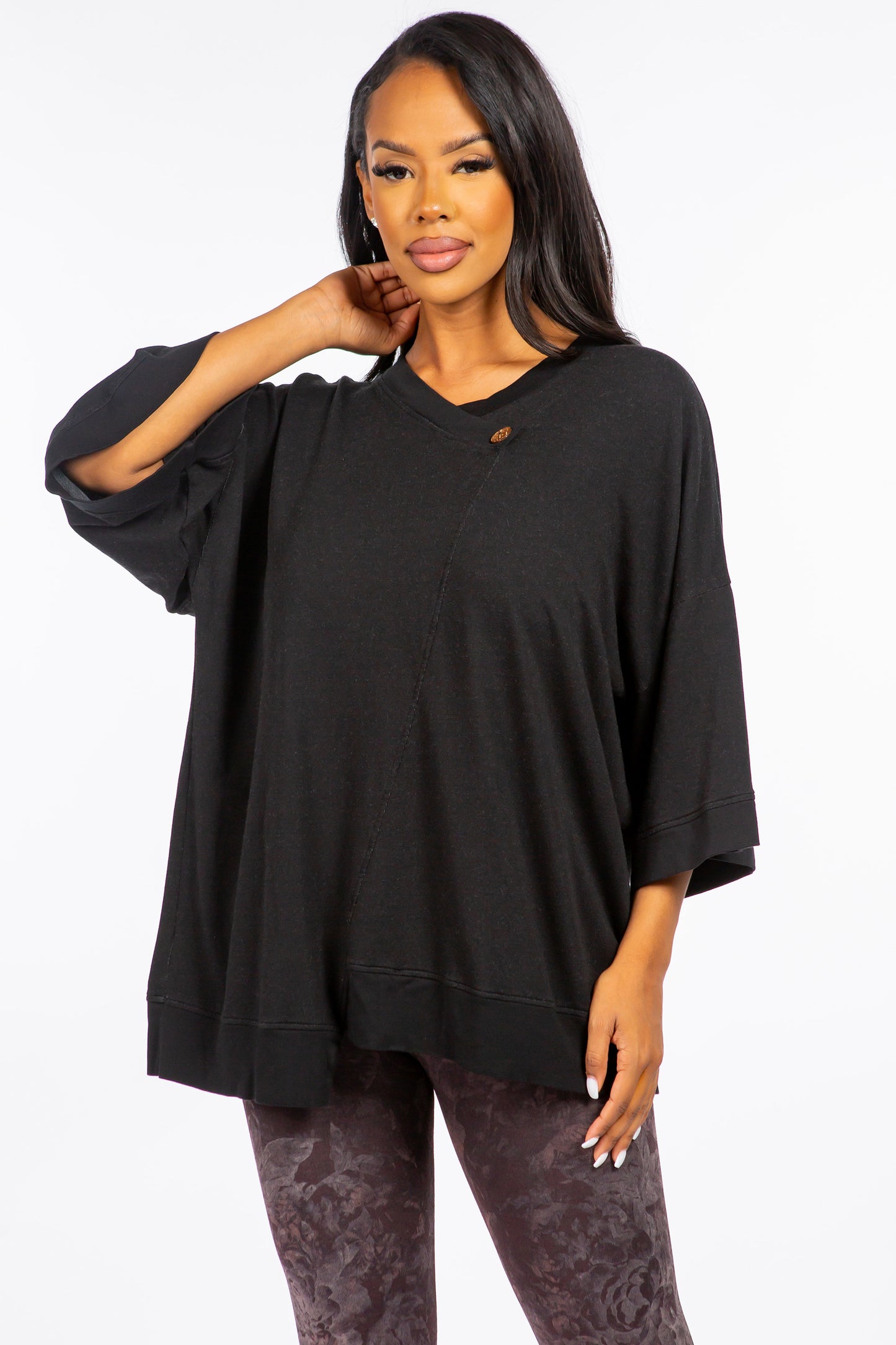French Terry Knit Kimono