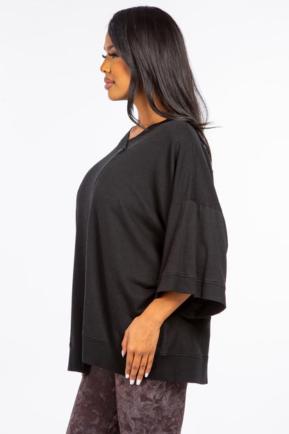 French Terry Knit Kimono