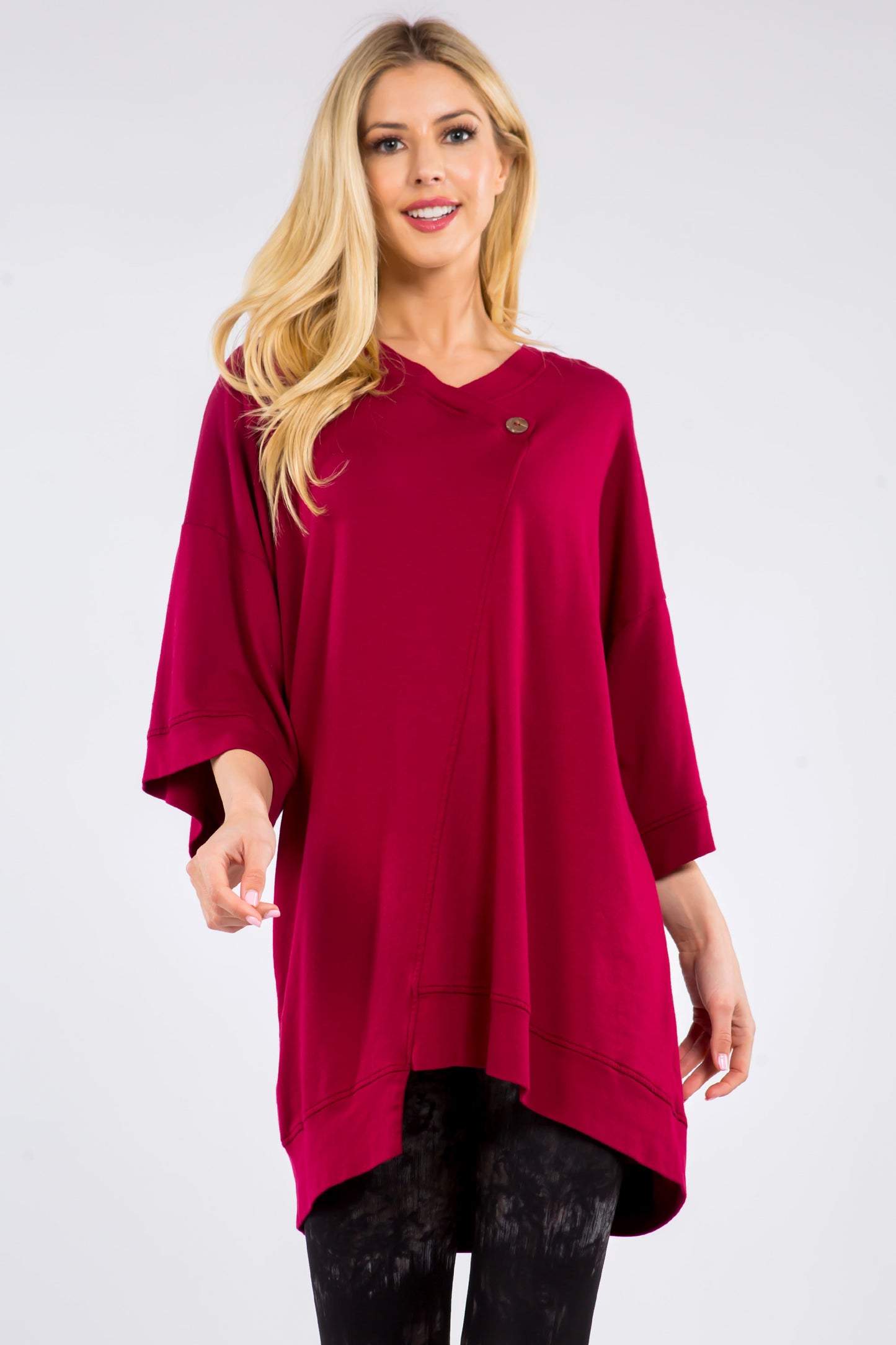 French Terry Knit Kimono