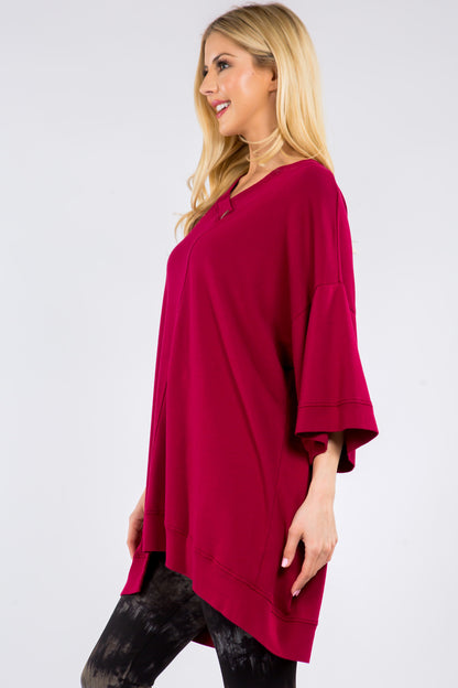 French Terry Knit Kimono
