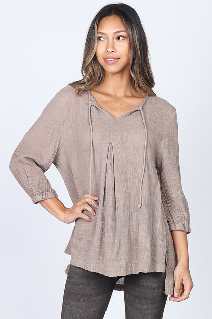 Sustainable Gauze Tunic