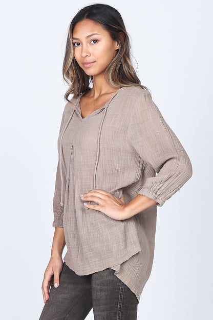 Sustainable Gauze Tunic