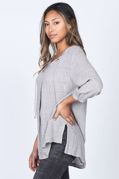 Sustainable Gauze Tunic