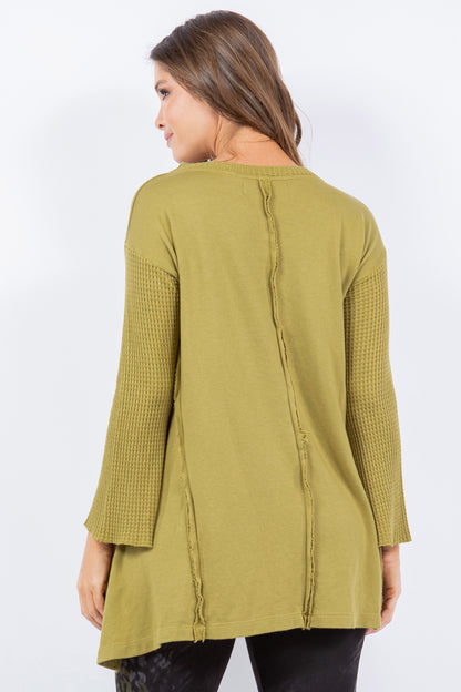 Waffle Knit Terry Tunic