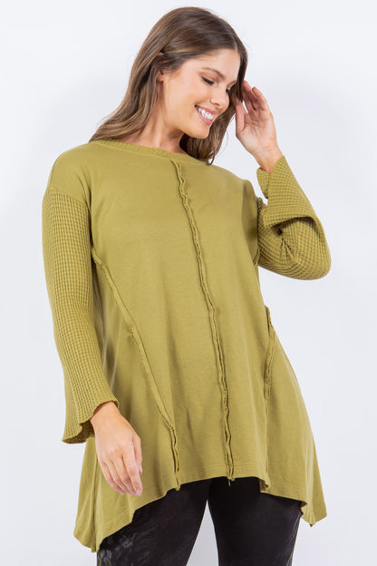 Waffle Knit Terry Tunic