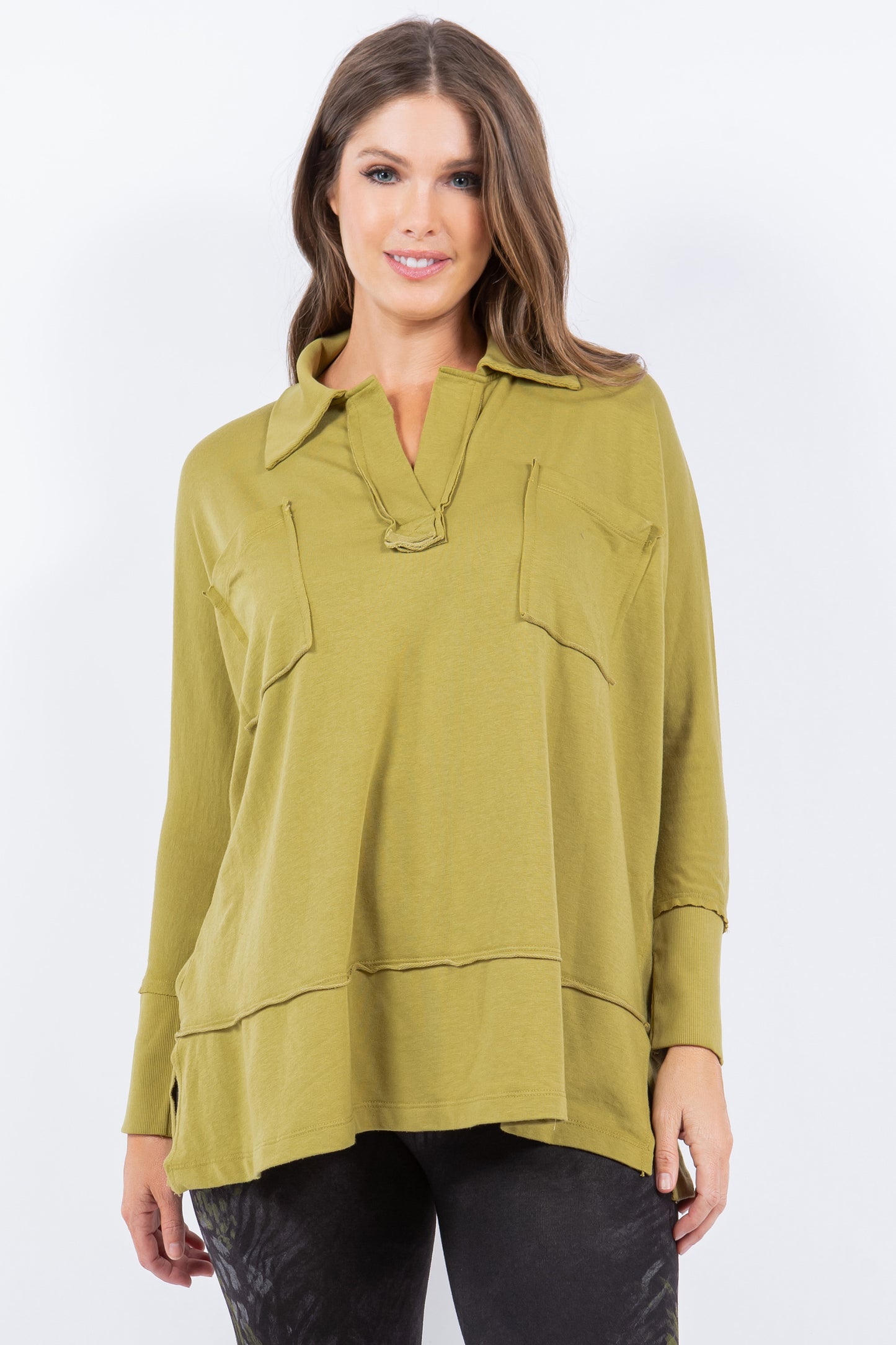 Collared Dual Pocket Tunic