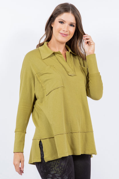 Collared Dual Pocket Tunic