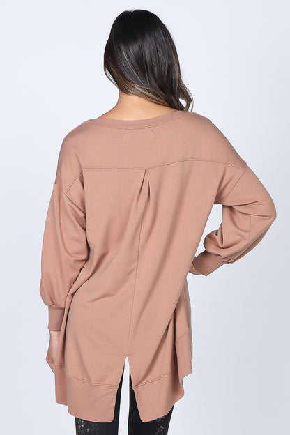 Bishop Pleated Sleeved Tunic