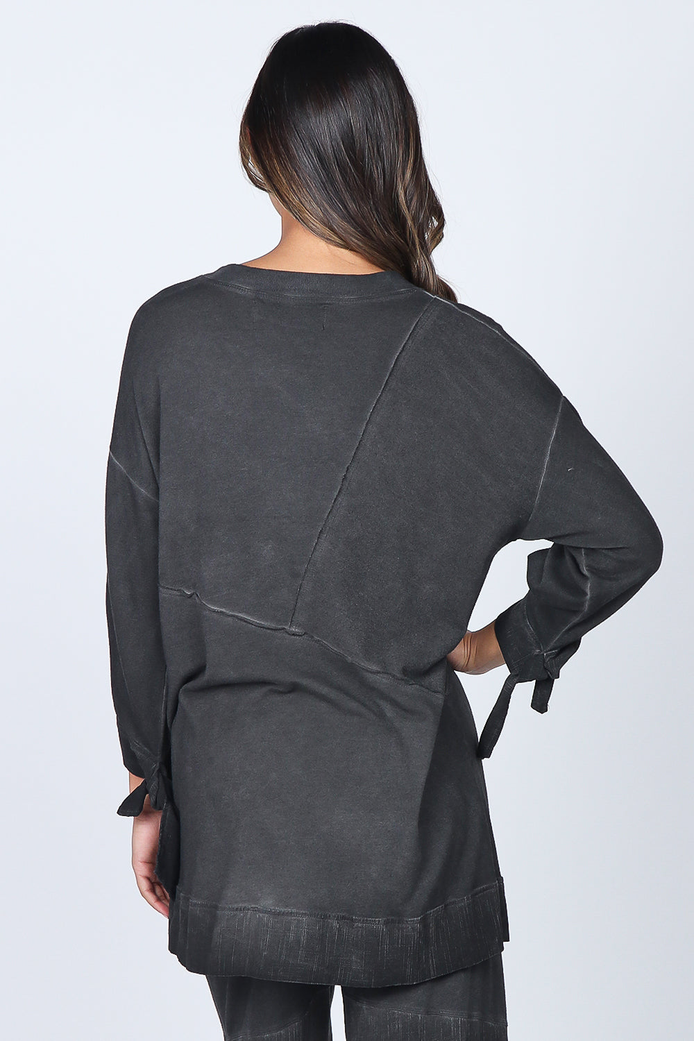 Asymmetrical Baby French Terry Tunic