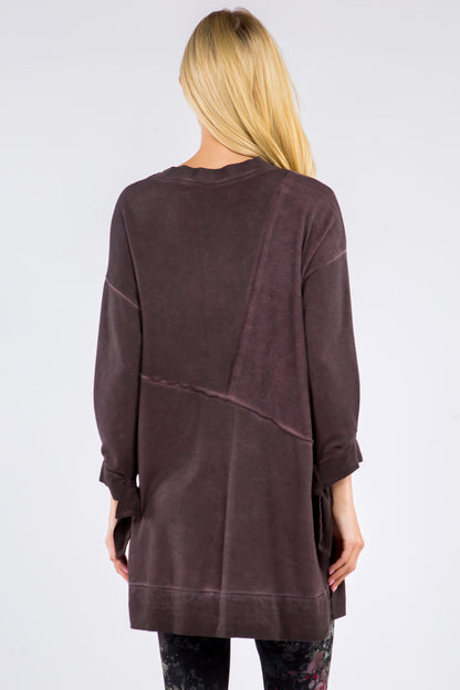 Asymmetrical Baby French Terry Tunic
