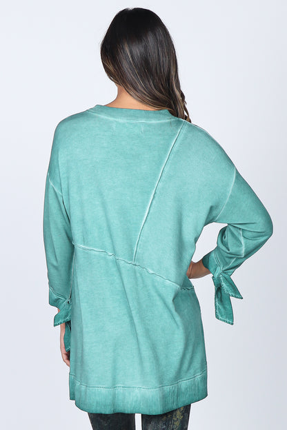 Asymmetrical Baby French Terry Tunic